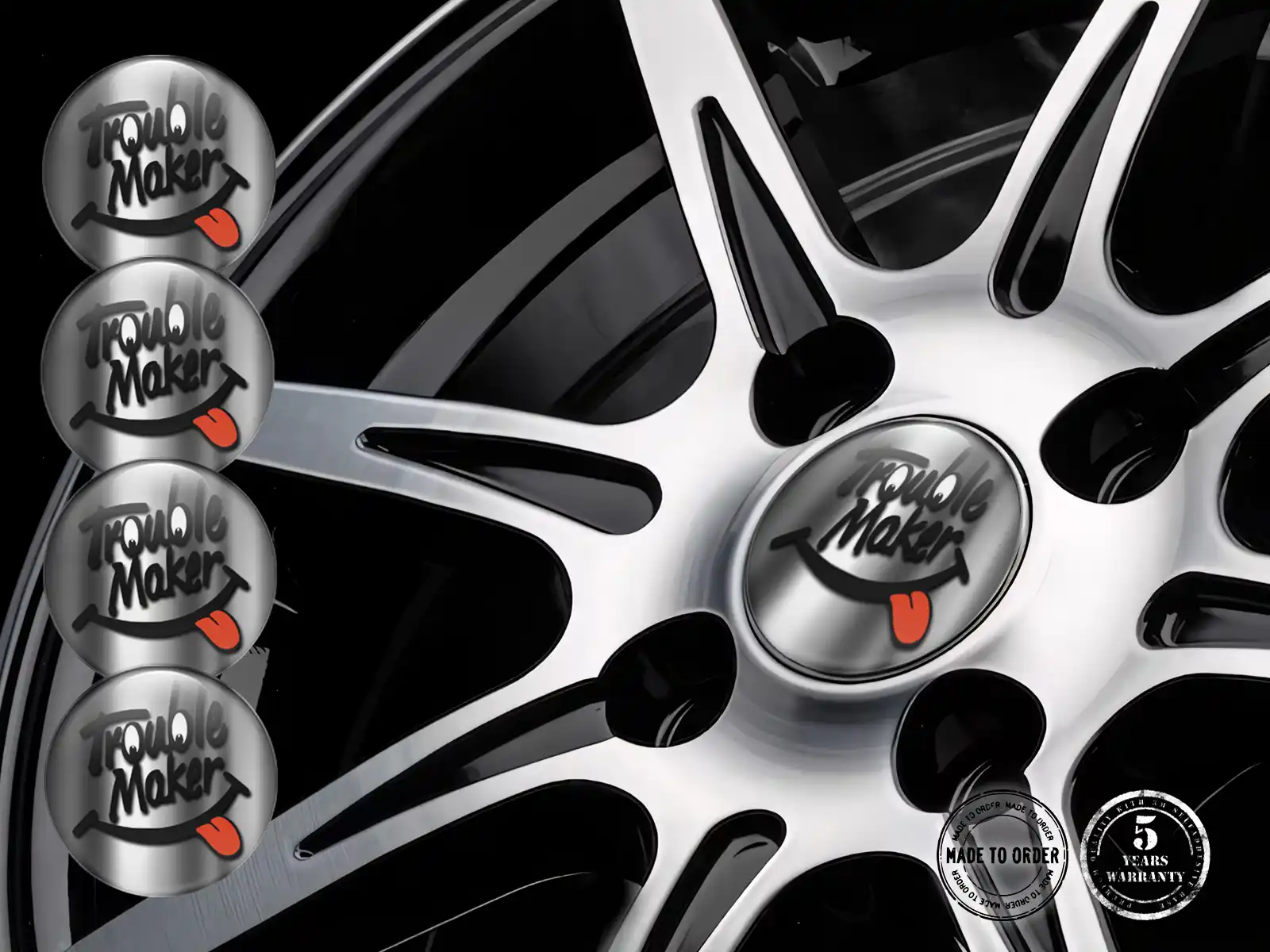 Wheel Badge Logo Limited Sport Racing Dome